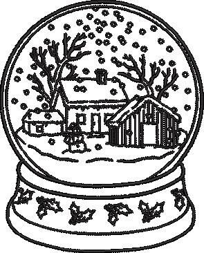 Winter Snow Globe Winter Snow Globe