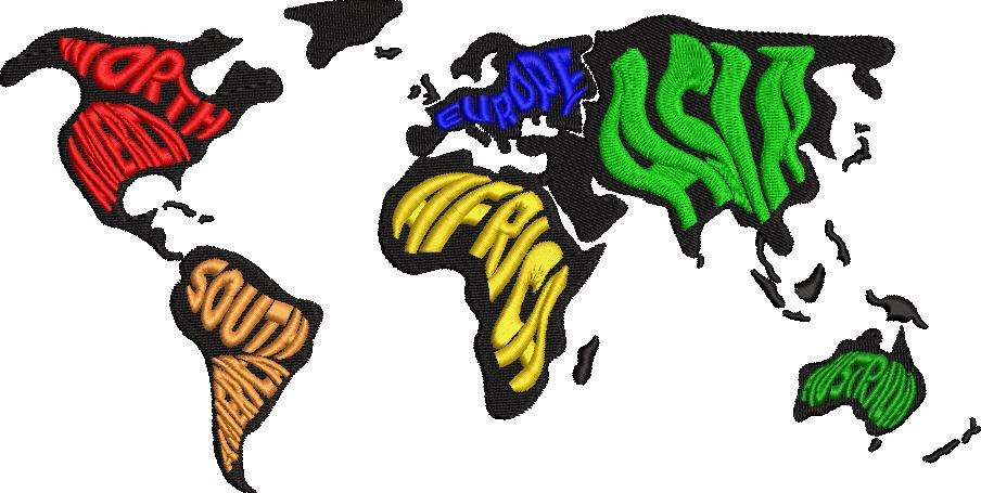 World Continent Map World Continent Map