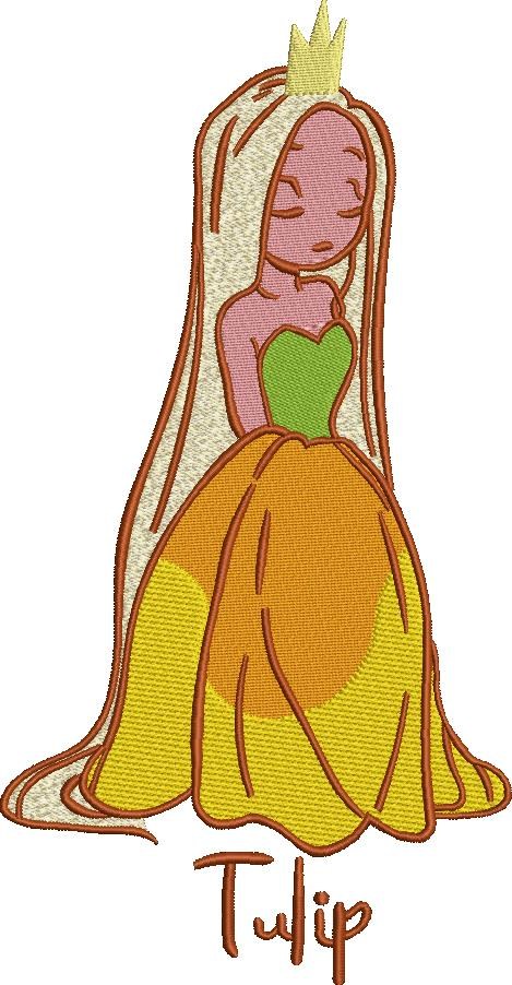 Tulip Flower Girl Tulip Flower Girl