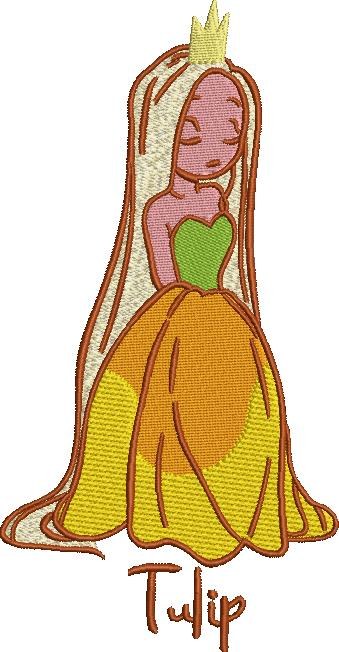 Tulip Flower Girl Tulip Flower Girl