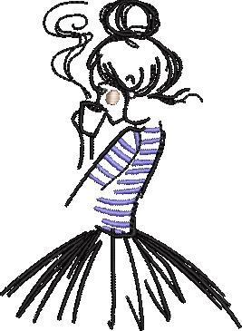 Girl Drinking Tea Girl Drinking Tea