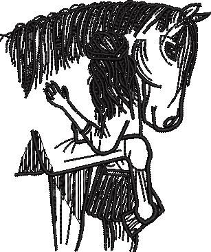 Girl Hugging Horse Girl Hugging Horse