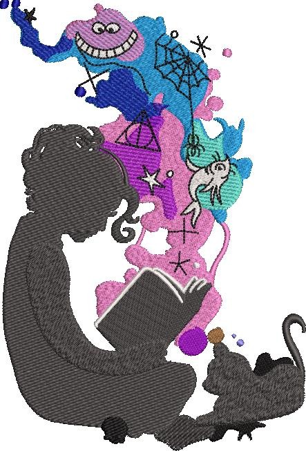 Girl Reading Book