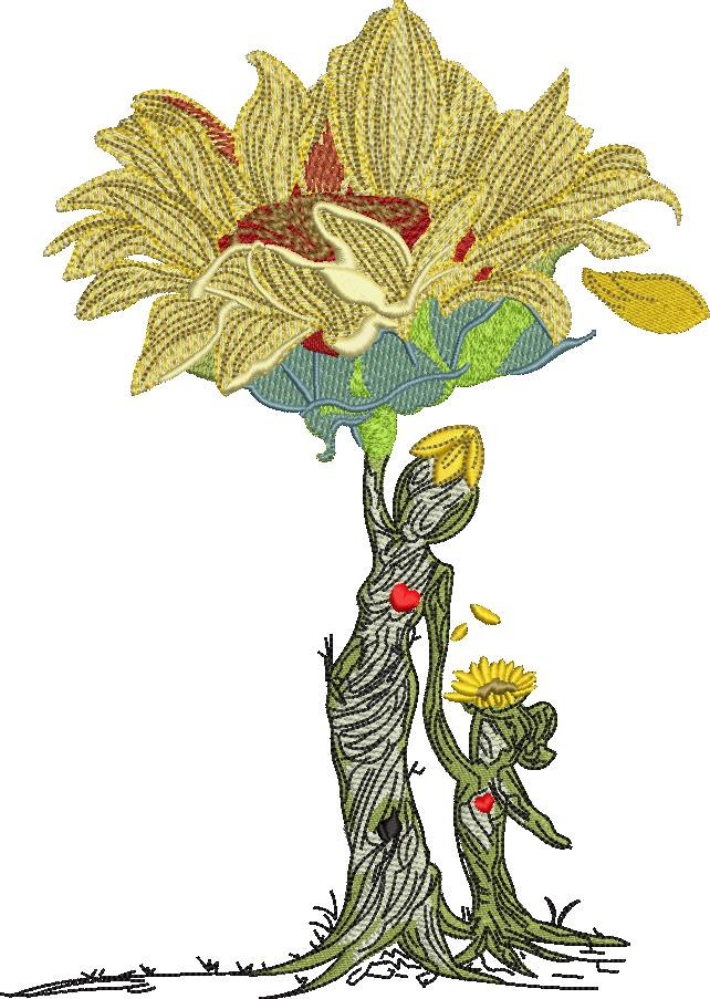 Love Sunflower Tree Love Sunflower Tree