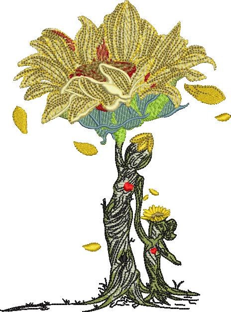 Love Sunflower Tree Love Sunflower Tree