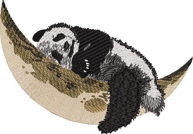 Panda Sleeping Over Moon Panda Sleeping Over Moon