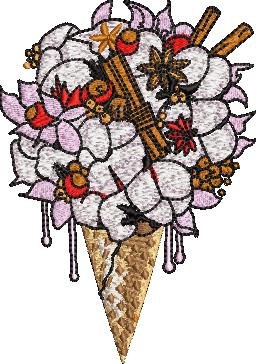 Floral Icecream Floral Icecream