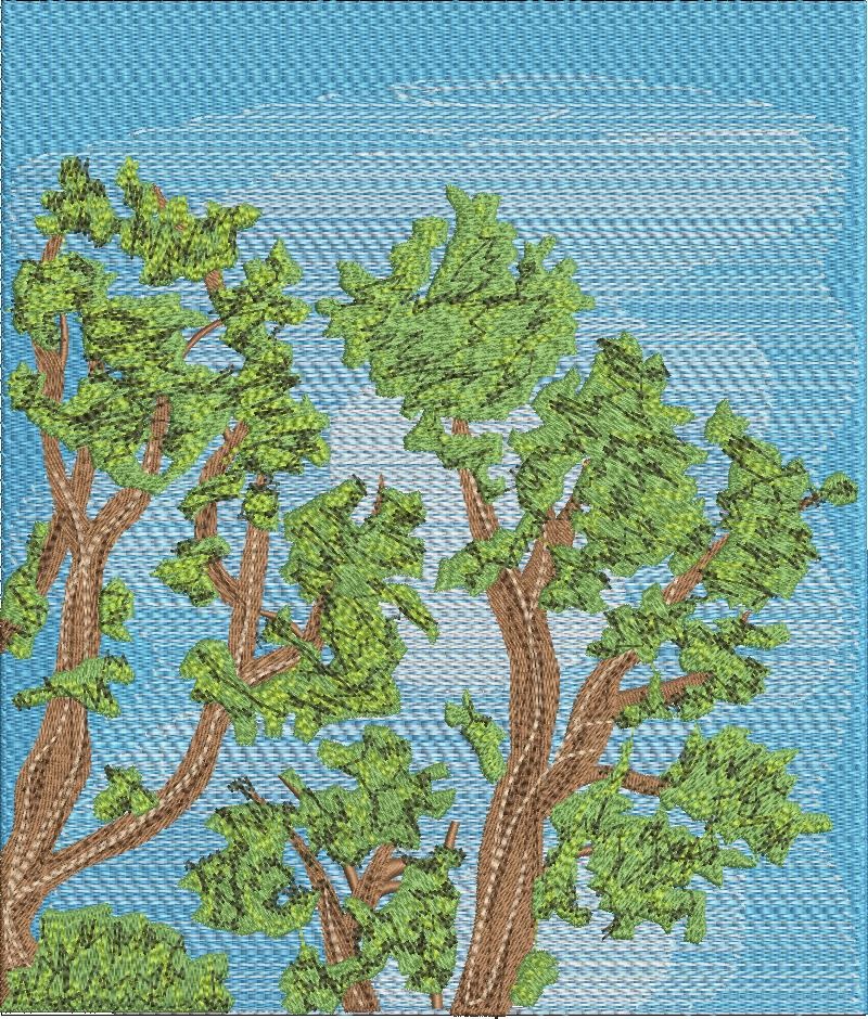 Seasons Embroidery Pattern Seasons Embroidery Pattern