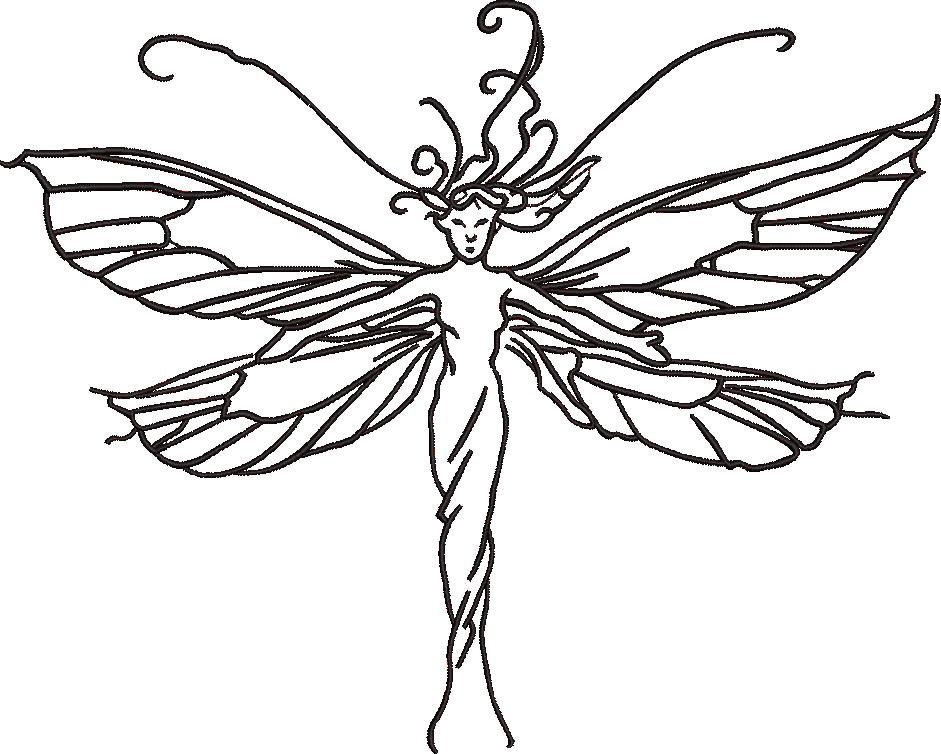 Fairy Embroidery Pattern Fairy Embroidery Pattern
