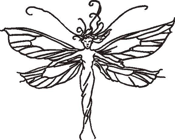 Fairy Embroidery Pattern Fairy Embroidery Pattern