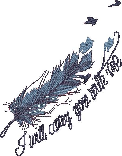I Will Carry You Embroidery Pattern I Will Carry You Embroidery Pattern