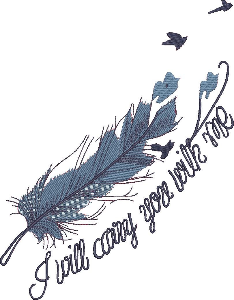 I Will Carry You Embroidery Pattern I Will Carry You Embroidery Pattern