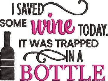 I Saved Trapped Wine I Saved Trapped Wine