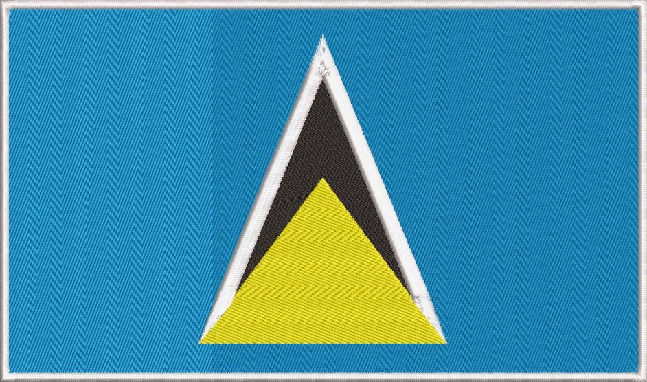St lucia Flag St lucia Flag