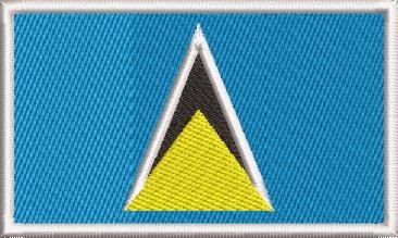 St lucia Flag St lucia Flag