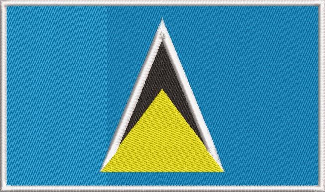 St lucia Flag St lucia Flag