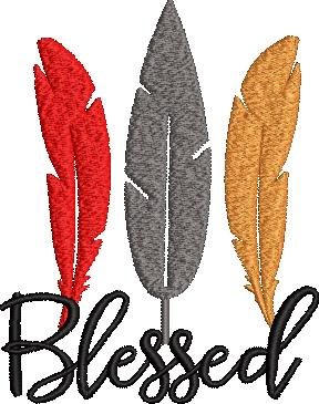Blessed Embroidery Pattern Blessed Embroidery Pattern