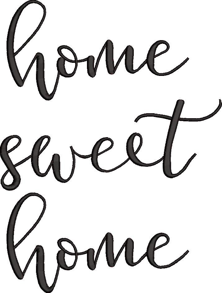 Home Sweet Home Embroidery Pattern Home Sweet Home Embroidery Pattern