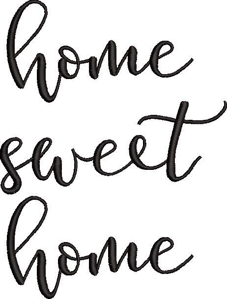 Home Sweet Home Embroidery Pattern Home Sweet Home Embroidery Pattern