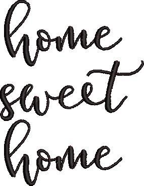 Home Sweet Home Embroidery Pattern Home Sweet Home Embroidery Pattern