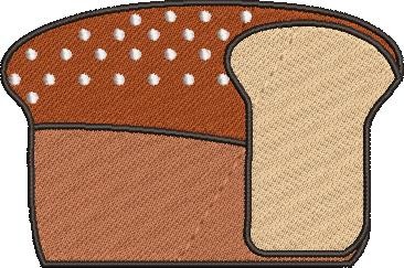 Bread Embroidery Pattern