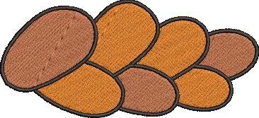 Brioche Bread Embroidery Pattern Brioche Bread Embroidery Pattern