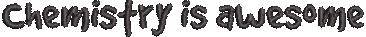 Chemistry Is Awesome Embroidery Pattern