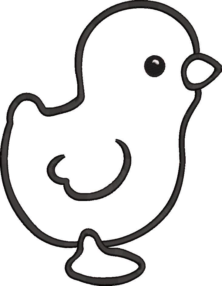 Chick Embroidery Pattern