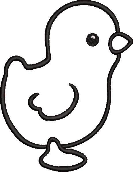 Chick Embroidery Pattern