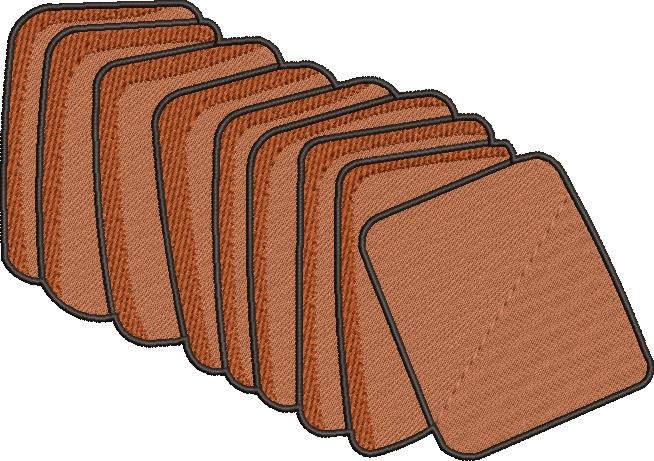 Chocolate Biscuit Embroidery Pattern Chocolate Biscuit Embroidery Pattern