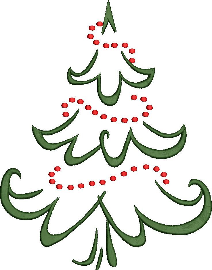 Christmas Tree Embroidery Pattern Christmas Tree Embroidery Pattern