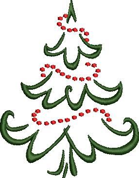 Christmas Tree Embroidery Pattern Christmas Tree Embroidery Pattern