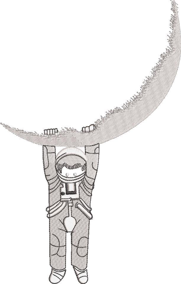 Astronaut Falling from Moon Astronaut Falling from Moon