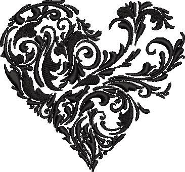 Abstract Floral Heart Abstract Floral Heart