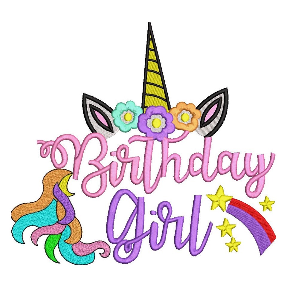 Birthday Girl Unicorn