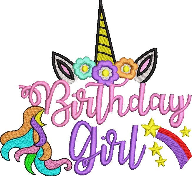 Birthday Girl Unicorn