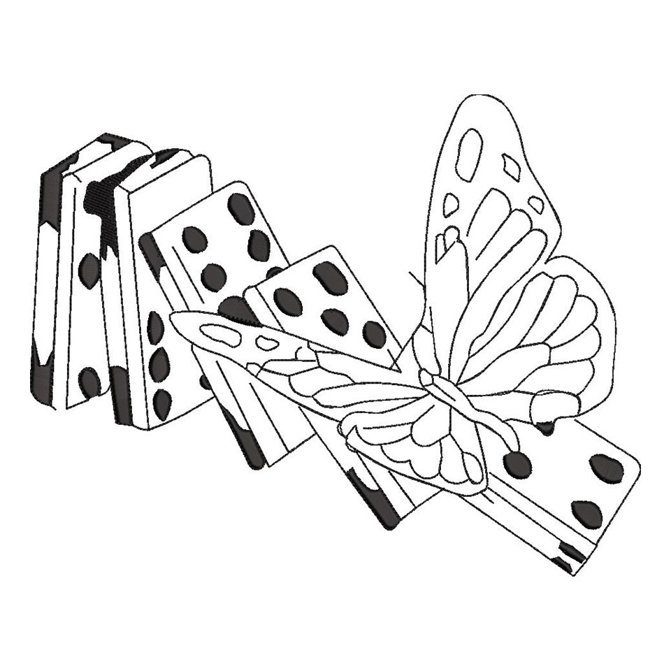Butterfly With Dies Butterfly With Dies