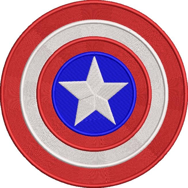 Shield Embroidery Design Shield Embroidery Design