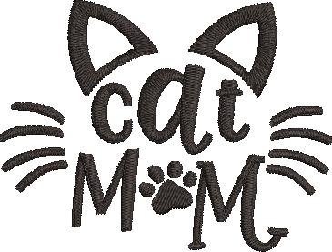 Cat Embroidery Design
