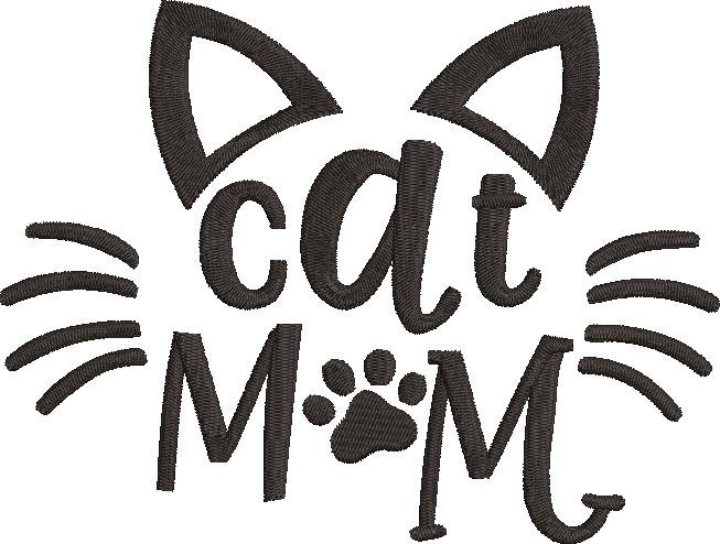 Cat Embroidery Design