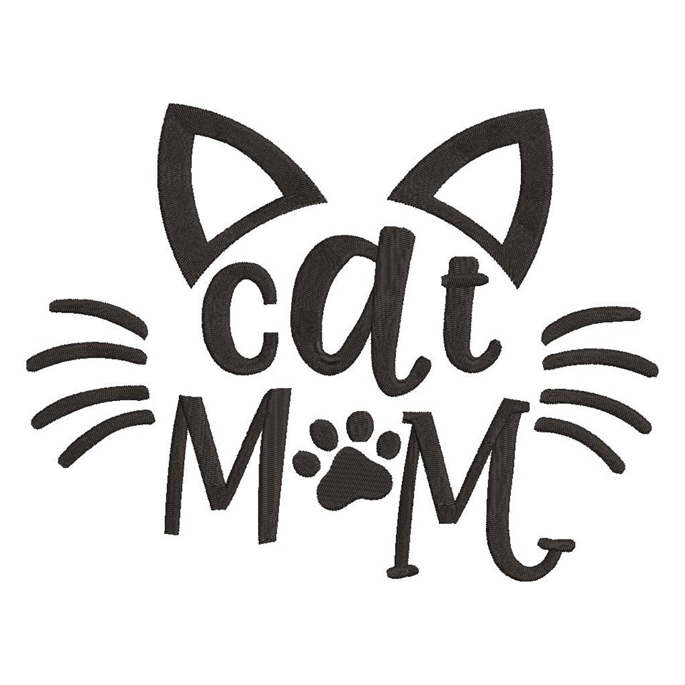 Cat Embroidery Design
