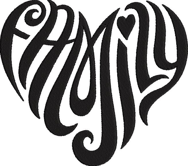 Family Embroidery Design