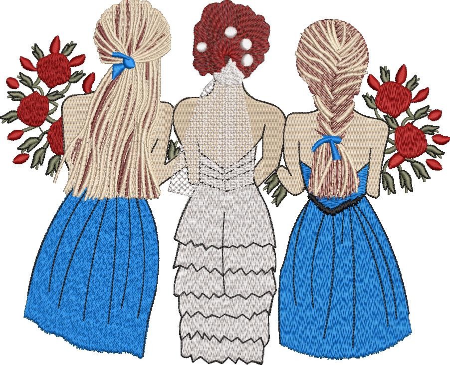 Brides With Bridemaids