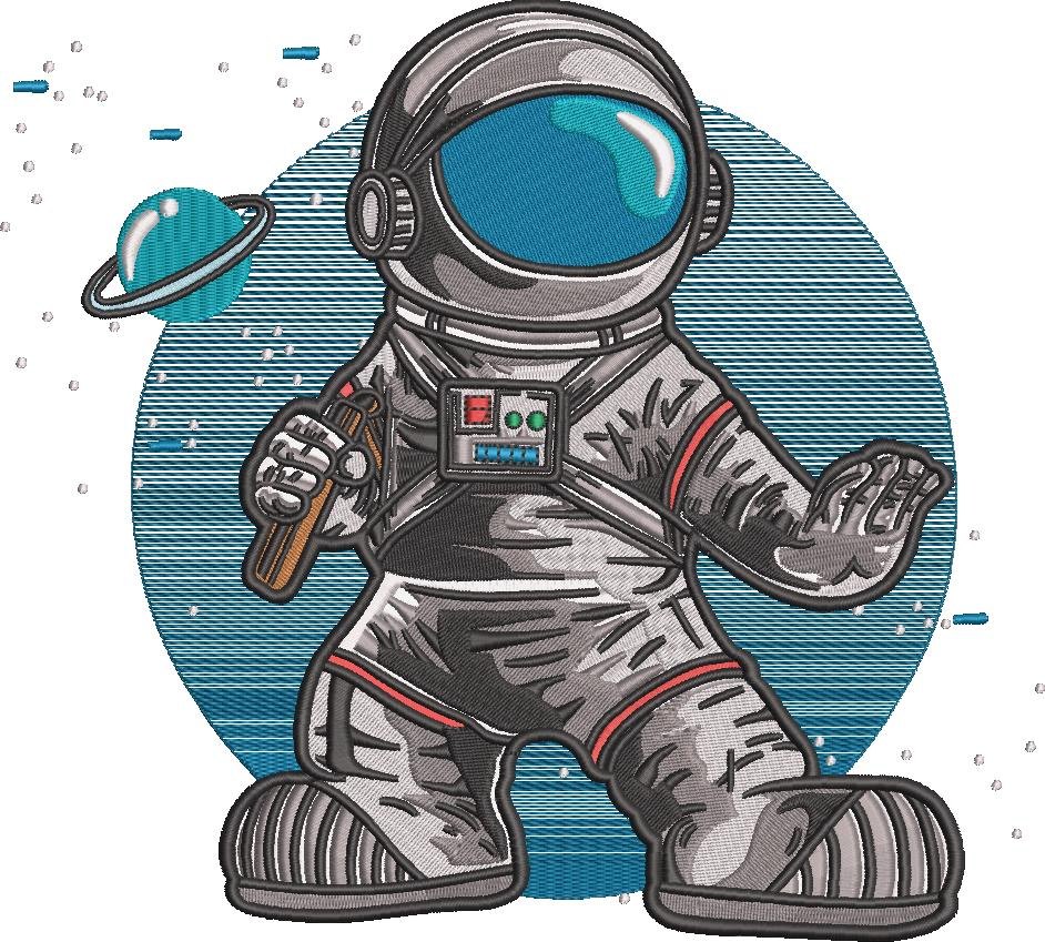 Astronaut In Planet