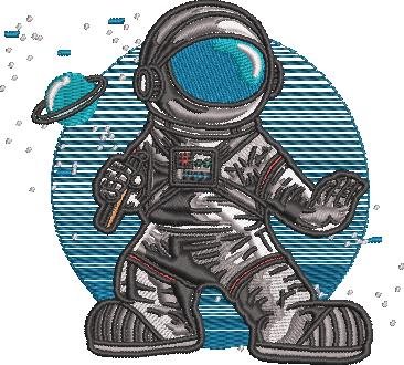 Astronaut In Planet