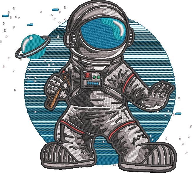Astronaut In Planet