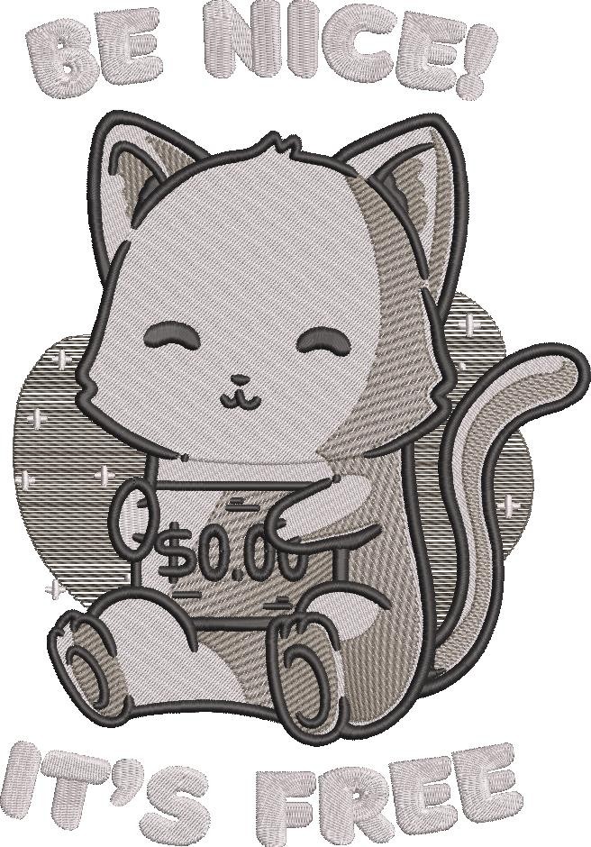 Be Nice Cat Quote Be Nice Cat Quote