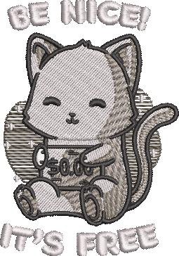 Be Nice Cat Quote Be Nice Cat Quote