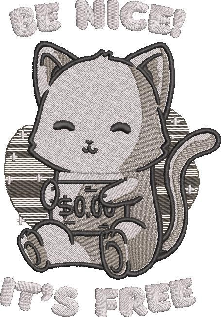 Be Nice Cat Quote Be Nice Cat Quote