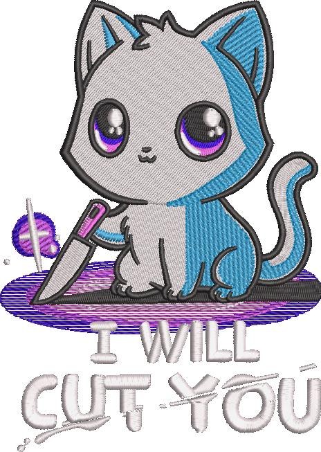 I Will Cut You Cat Quote I Will Cut You Cat Quote